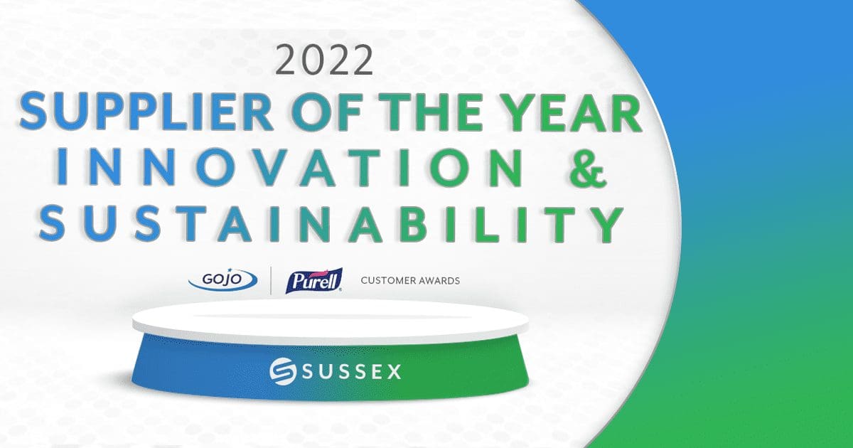 Gojo 2022 Supplier of the Year for Innovation and Sustainability